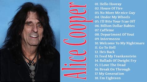 Alice Cooper's Greatest Hits | Best Songs of Alice Cooper - Full Album Alice Cooper - YouTube