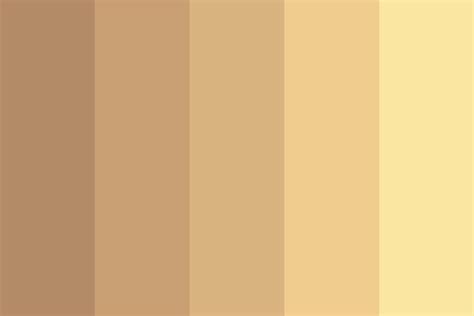 Golden Blonde Hair Color Palette