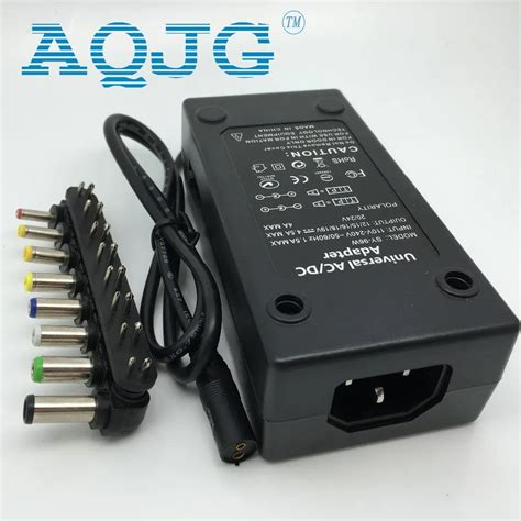 96W Universal Laptop PC Netbook Power Supply Charger 110 220v AC To DC 12V/15V/16V/18V/19V/20V ...