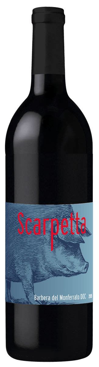 Barbera Del Monferrato - Scarpetta Wine in 2021 | Barbera, Wine, Alcoholic drinks