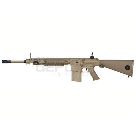 Ares SR25 DMR Sniper Rifle (Semi Only - 400 FPS - Tan - M110 - SR-009E ...