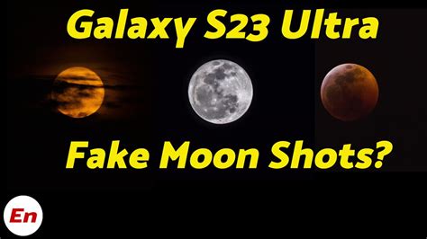 Are Samsung Galaxy S23 Ultra Moon ZOOM Shots Fake??? - YouTube