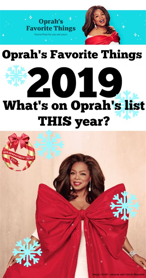 Oprah's Favorite Things 2019 The List is OUT!! - SheSaved®