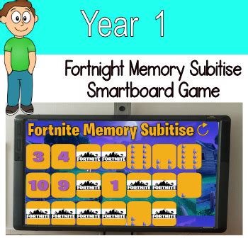 Fortnite Math - Subitise Memory by Mr T's ICT | Teachers Pay Teachers