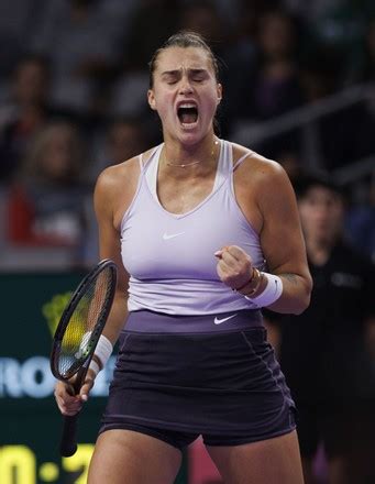 Aryna Sabalenka Belarus Reacts Winning Point Editorial Stock Photo - Stock Image | Shutterstock