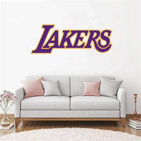 Los Angeles Lakers NBA Logo Wall Sticker Wall Decals | Kraftmatics