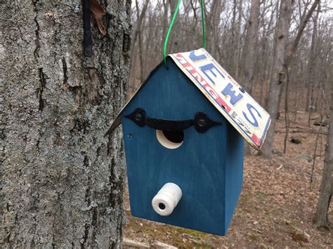 Wyoming License Plate Birdhouse: Handmade, Handcrafted Folk Art Bird House | Birdhouse designs ...