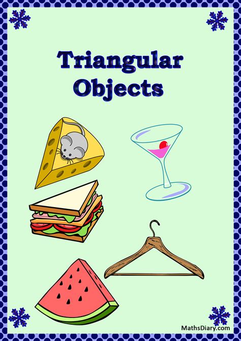 Identifying Triangular Shapes Worksheet - Math Worksheets - MathsDiary.com