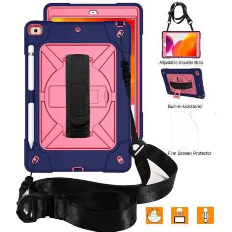 iPad 7th Generation Cases with Screen Protector, iPad 10.2" 2019 Case, Allytech Heavy Duty ...