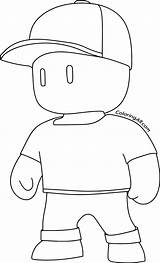 Stumble Guys Coloring Pages 45 Free Printables  ColoringAll sketch template