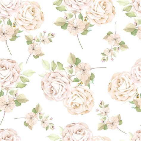 Free Vector | Elegant floral seamless pattern