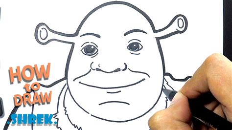 How To Draw Shrek Really Easy Drawing Tutorial Drawing Tutorial Easy ...