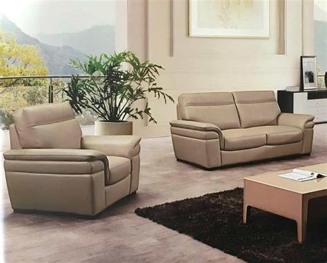 Italian Tan Leather Sofa Set AEK-20TN | Leather Sofas