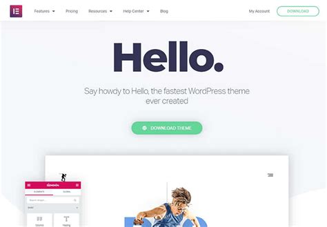 Free Hello Elementor WordPress Theme Download - BlogWings