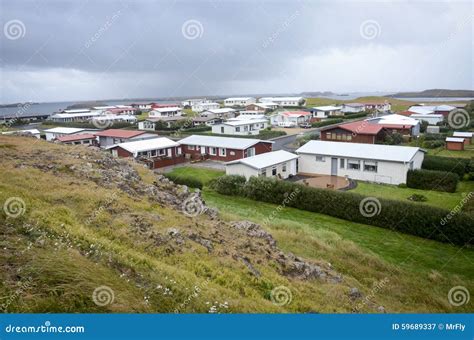 Icelandic houses stock image. Image of homes, roof, house - 59689337