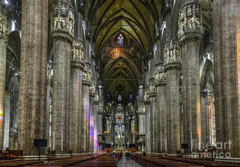 Milan Duomo Interior Photograph by David Meznarich - Fine Art America