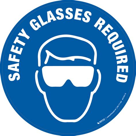 Safety Glasses Required | Creative Safety Supply