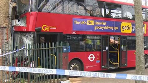 19 injured in London bus crash, with five going to hospital | UK News | Sky News