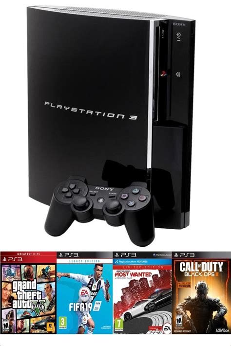 Sony Playstation 3 Fat Kasa 500 Gb ( Yenilenmiş ) + 2 Kablosuz Kol + 55 ...