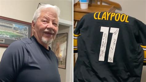 Steelers' Chase Claypool Signs Jersey For Fan Battling Dementia, He ...