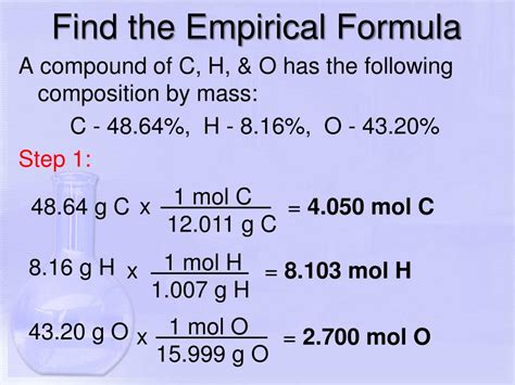 PPT - Percent Composition With Hydrates & Empirical Formulas PowerPoint Presentation - ID:2110311