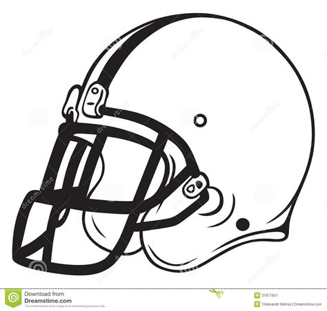 Football Helmet Clipart Black And White | Free download on ClipArtMag