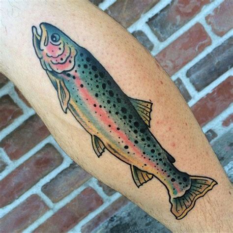 60 Trout Tattoo Designs for Men | Trout tattoo, Tattoo designs men, Fly fishing tattoo