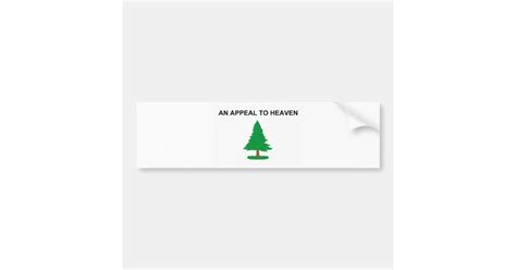 An_Appeal_to_Heaven_Flag Bumper Bumper Sticker | Zazzle