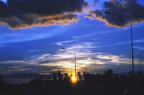 Edit free photo of Sunset,sky,azure,cloud,evening - needpix.com