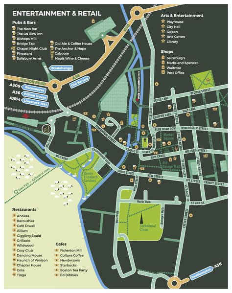 Salisbury map - Peartree Serviced Apartments