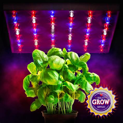 Hydroponic LED Hex Grow Light Panel - Red White Blue UV IR | eBay