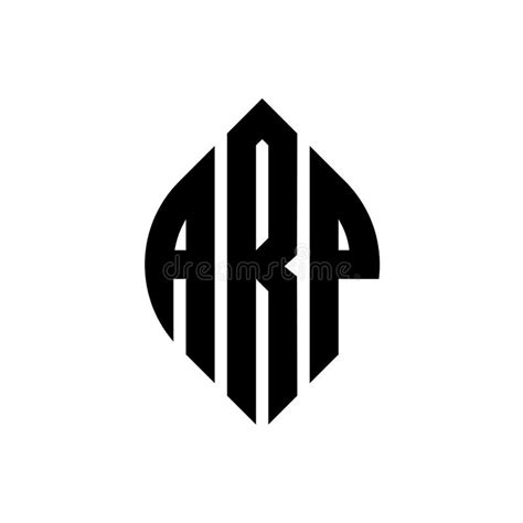 ARP Circle Letter Logo Design with Circle and Ellipse Shape. ARP ...