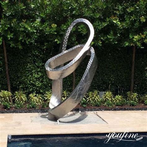 What Does An Outdoor Art Sculpture Mobius Ring Represent - You Fine Metal Sculpture