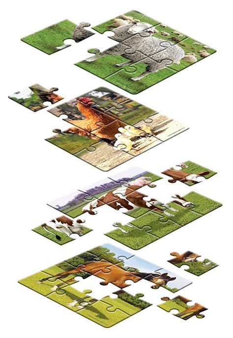 Buy Frank At The Farm Puzzle for 4 Year Old Kids And Above Online at Best Price in India – FunCorp