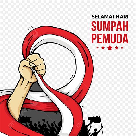 Sumpah Pemuda Vector Art PNG, Flat Design Sumpah Pemuda Concept, Sumpah Pemuda, 28 October ...