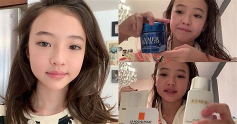 Child model Ella Gross, 11, uses products worth hundreds of dollars for skincare routine ...