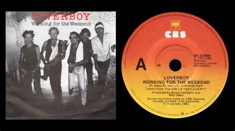 Loverboy - Working For The Weekend - YouTube