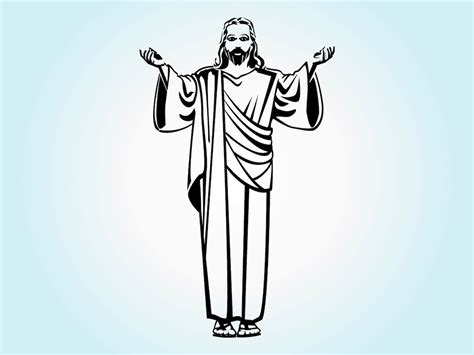 Jesus Christ Vector Art & Graphics | freevector.com