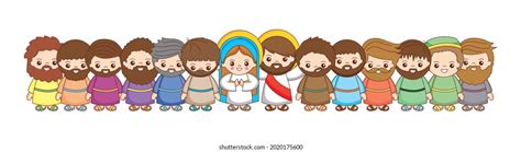 Disciples Cartoon Royalty-Free Images, Stock Photos & Pictures ...