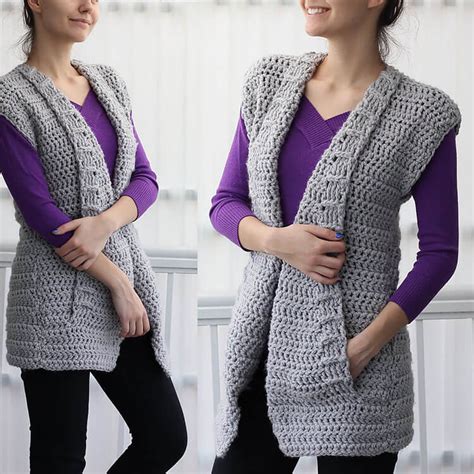 15 Easy Crochet Vest Patterns for Beginners - Beautiful Dawn Designs