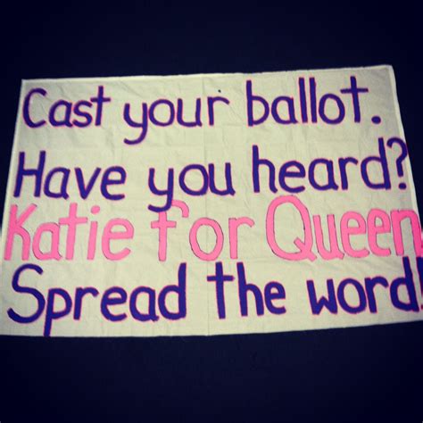 Homecoming Queen Poster Ideas | Examples and Forms