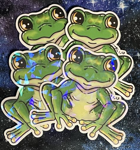 Frog Stickers - Cherry 's Ko-fi Shop - Ko-fi ️ Where creators get ...