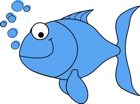 cartoon fish Light blue fish clip art at vector clip art png - Cliparting.com