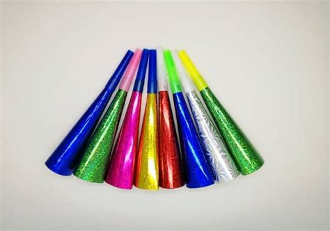 Laser Paper Horn (Pack of 6) - Party.my - Malaysia Online Party Pack Shop