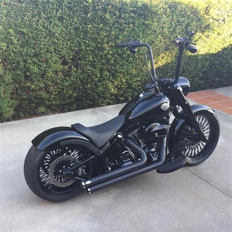 Custom 2016 Softail Slim S with @heartlandbiker 250 Conversion ...