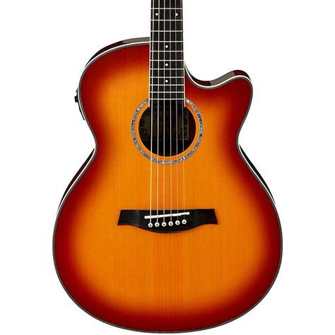 Ibanez AEG18II Cutaway Acoustic Electric Guitar Antique Violin Sunburst | Music123