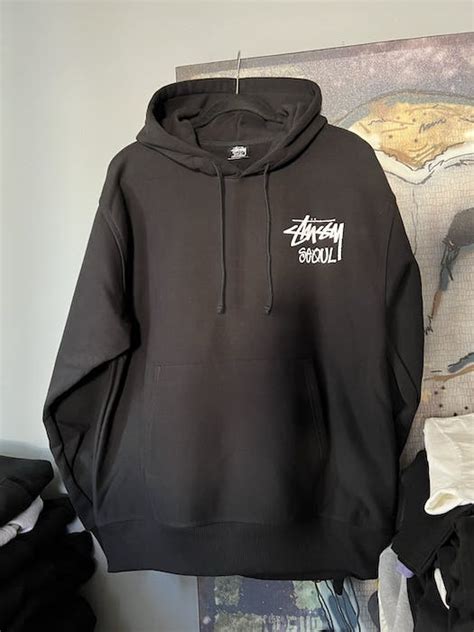 Stussy Black Stussy Seoul Hoodie | Grailed