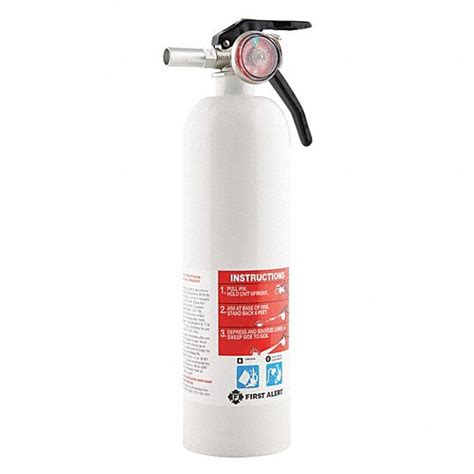 FIRST ALERT, 2 lb Extinguisher Capacity, 5B:C, Fire Extinguisher ...