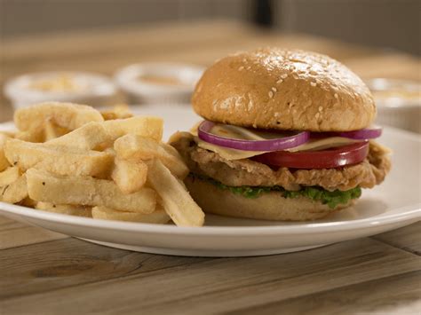 332-Chicken Crispy Burger – Eva Kitchen