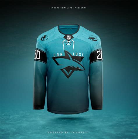 SanJose Sharks Stadium Concept Jersey (logo created by Thomas Hatfield) : r/SanJoseSharks